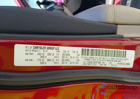 2014 Dodge Durango Citadel from USA, damaged, VIN 1C4SDHET2EC971960